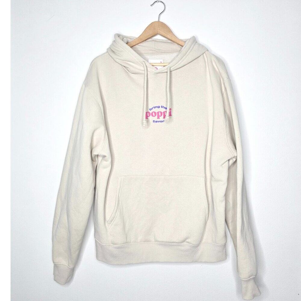 Poppi for Target Limited Edition Graphic Hoodie Blue Poppi Logo Sweatshirt